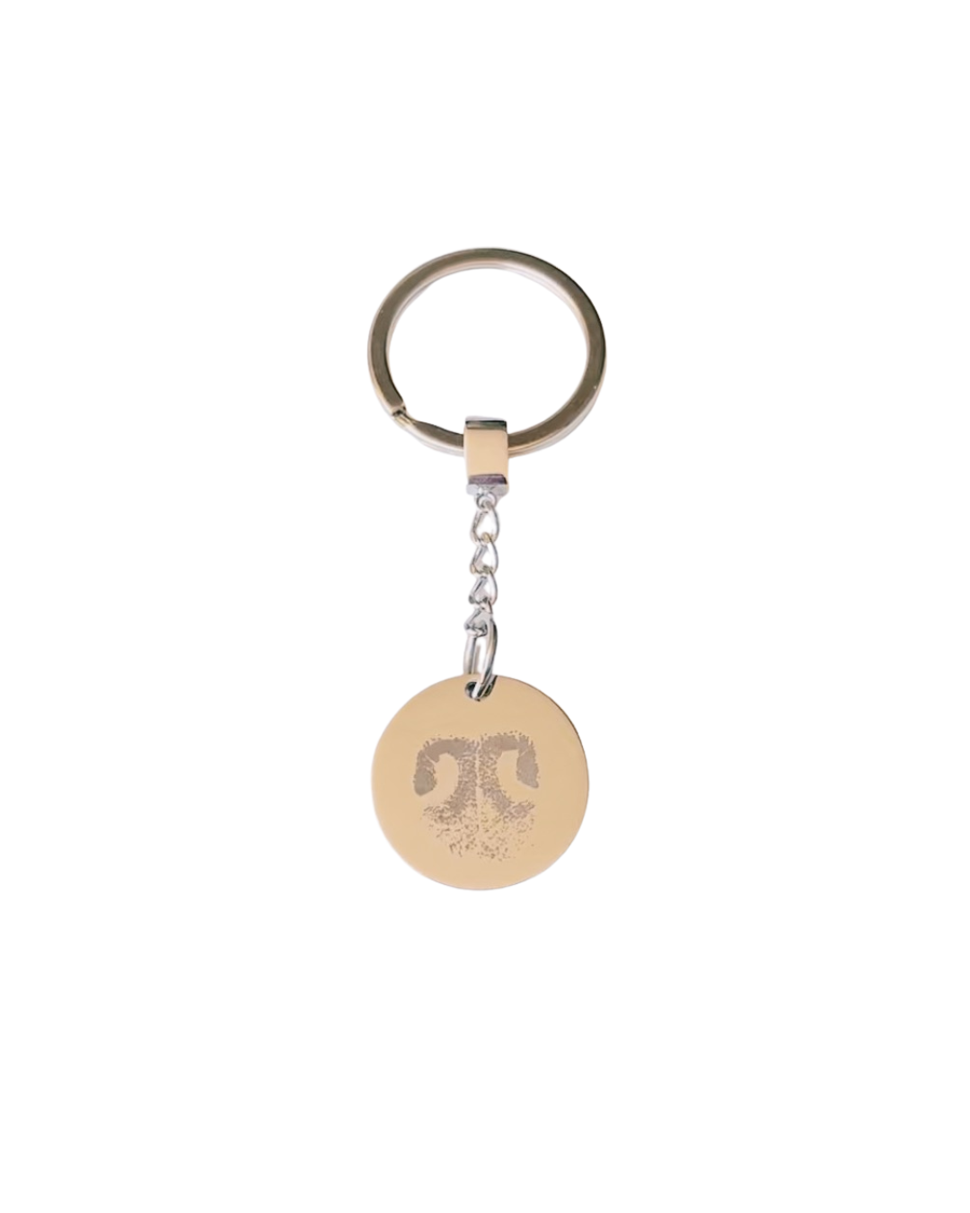 Paw Print Keyring