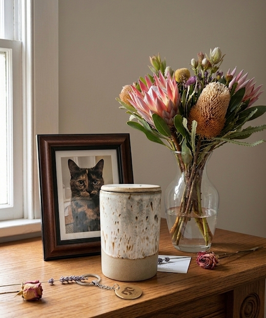 River Gum Ceramic Urn